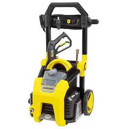 Karcher - Pressure Washer K1900PS, Detergent Tank, For Cars, Driveways, Siding, Patios - Max 1.46 GPM - Yellow