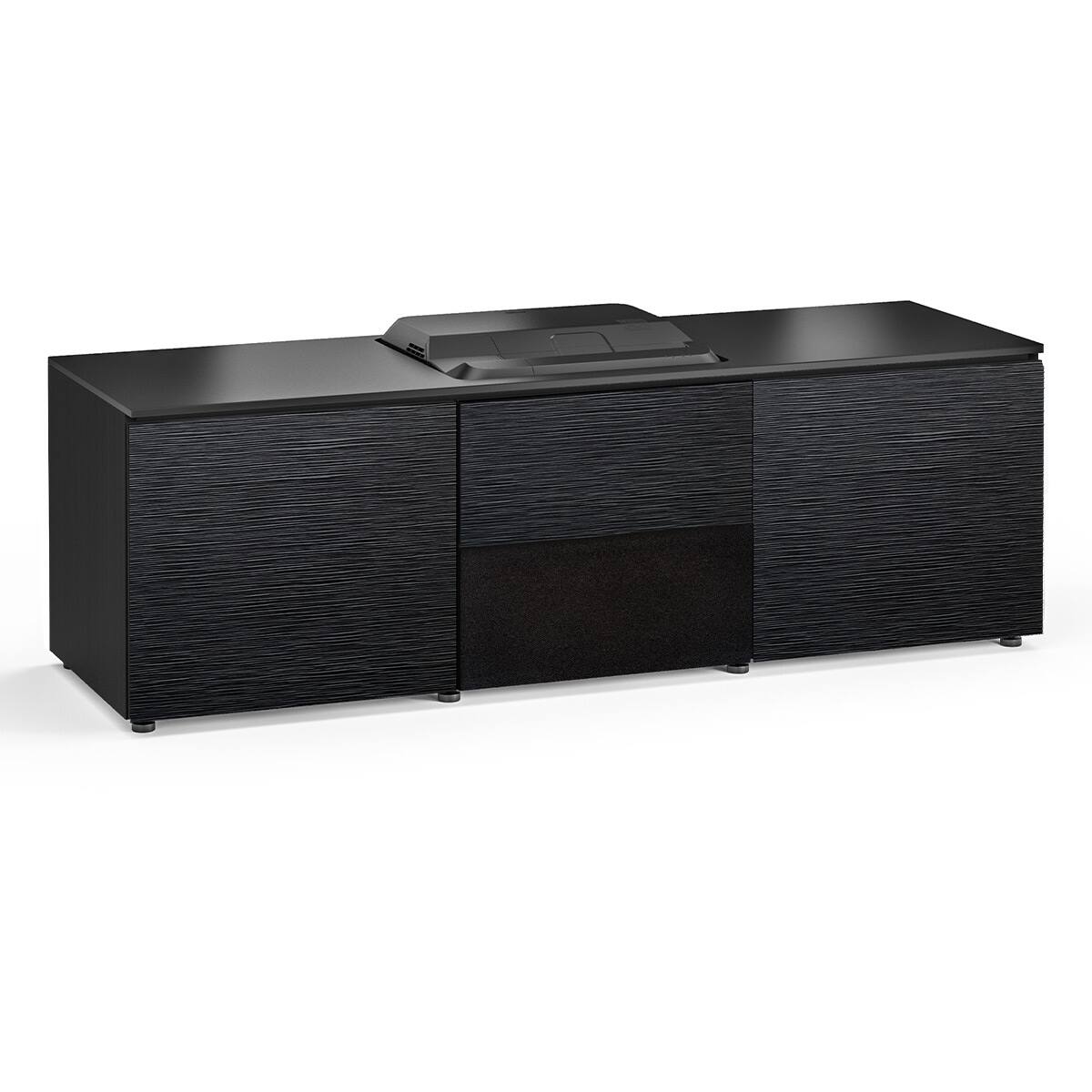 Front. Salamander Designs - Salamander Designs Chameleon Collection Chicago 236 Projector Integrated Cabinet for Epson LS100 Projector (Black Oak) - Black Oak.