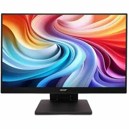 Front. Acer - Acer UT222Q E 22" Class Full HD LED Monitor - 16:9 - Black - 21.5" Viewable - In-plane Switching (IPS) Technology - LED - Black.