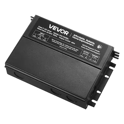 Class P Rated LED driver
Input: AC120V 60Hz
Model: LPM-24096J
Output: DC24V 96W
Sanven Technology Ltd
Address: 250, Suite 91730, Rancho Cucamonga, CA 91730, USA
Made in China
Affordable. Reliable. Home Improvement.
VEVOR Support Center
www.vevor.com/support
OUTPUT
(24V)
Black
Red
Pink
Purple
DIMMING
(0-10V)
Black