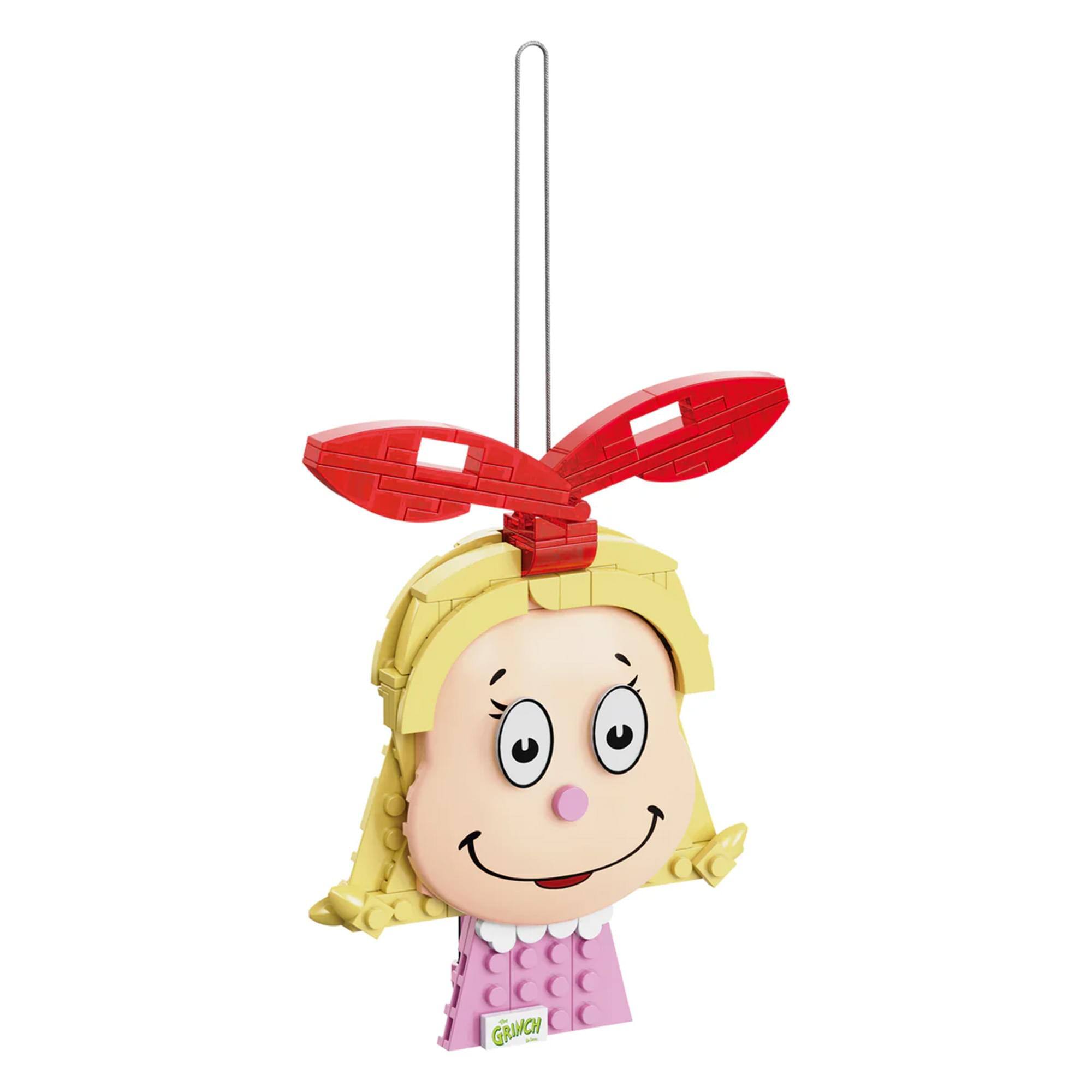 Alt View 2. Brickcraft - The Grinch Cindy-Lou Decoration 121-Piece Brickcraft Building Set - Pink.