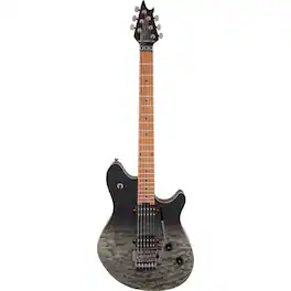 EVH - Wolfgang Standard Quilt Maple Electric Guitar, Baked Maple Fingerboard, Black Fade