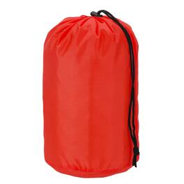 Unique Bargains - Stuff Sack, Nylon Waterproof Storage Sack, Portable Drawstring Dry Bag with Toggle, 7x13Inch, for Camping - Red