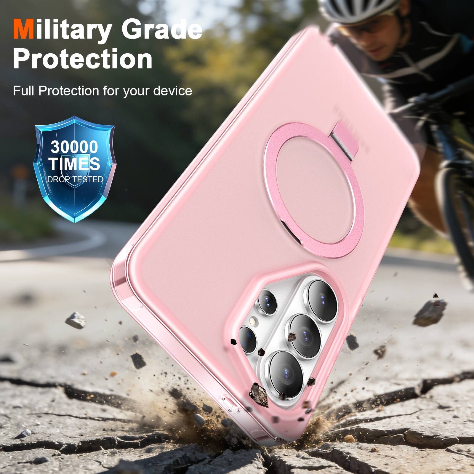 Military Grade Protection  
Full Protection for your device  
30000 TIMES DROP TESTED