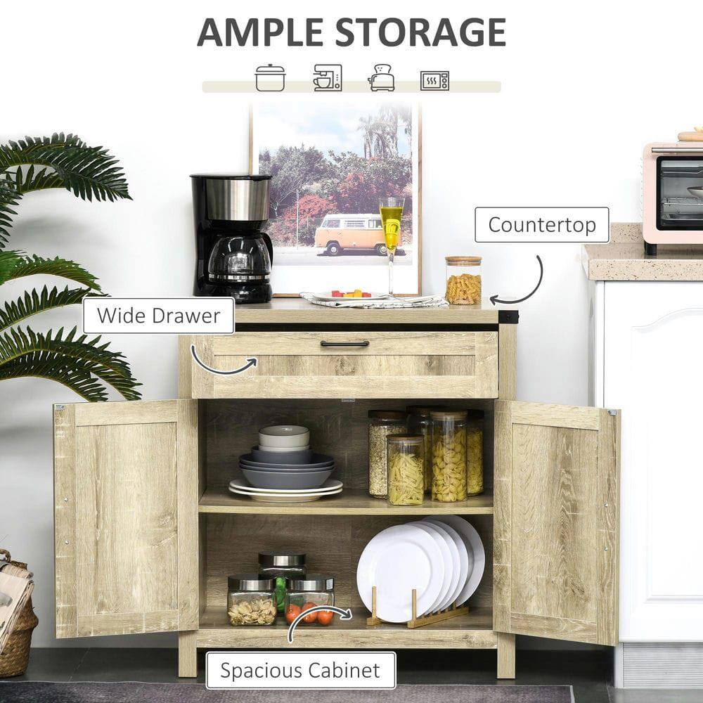 AMPLE STORAGE

- Wide Drawer
- Countertop
- Spacious Cabinet
