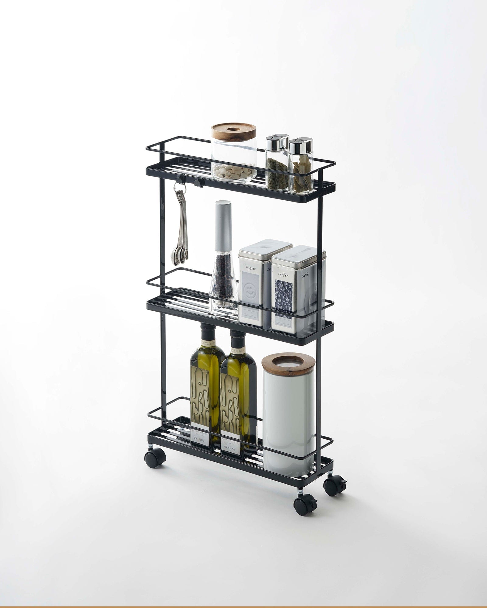 "Yamazaki Home - Rolling Cart (26"" H) - Steel - Black" price history on PriceWatchPro