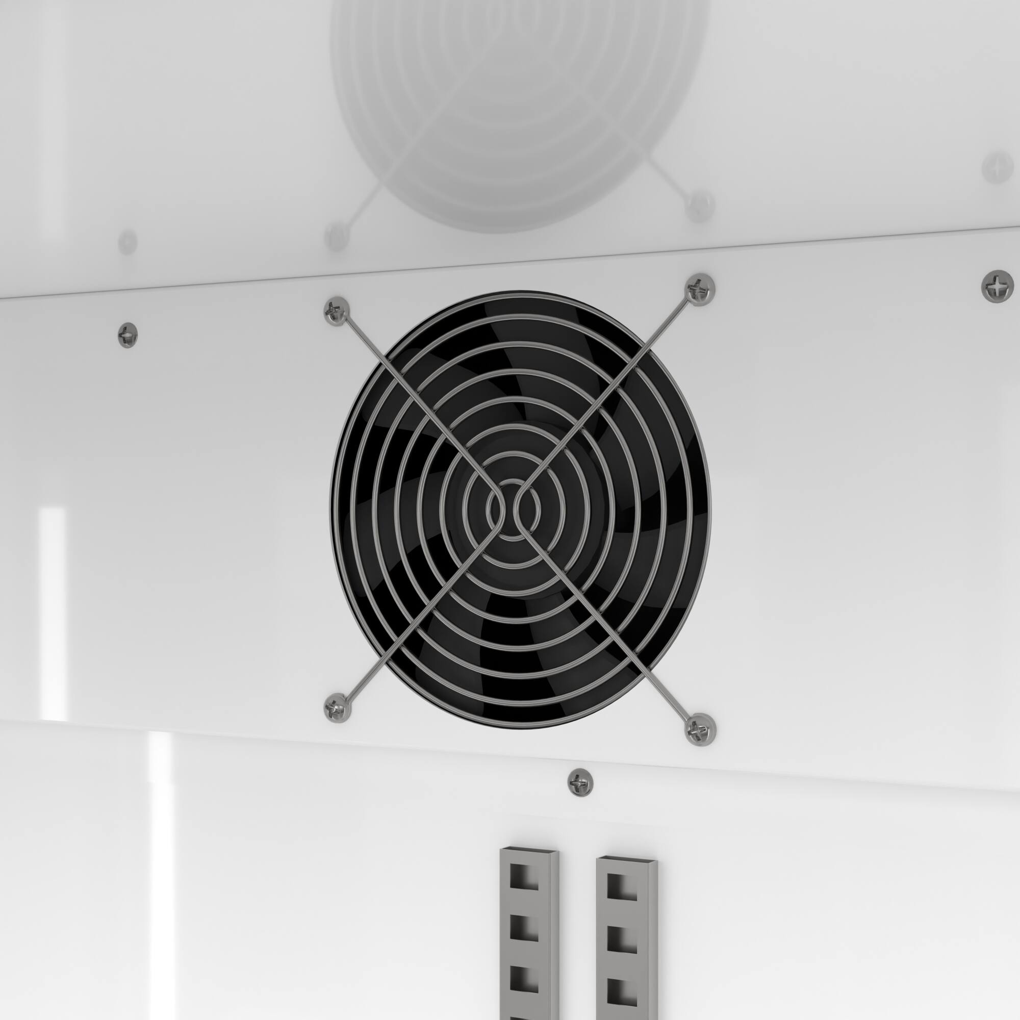 Alt View 6. Koolmore - 35 In. 10 Cu. Ft. Low Height - Aisle End Retail Display Merchandiser Refrigerator in Black For SuperMarket, Deli - Black.