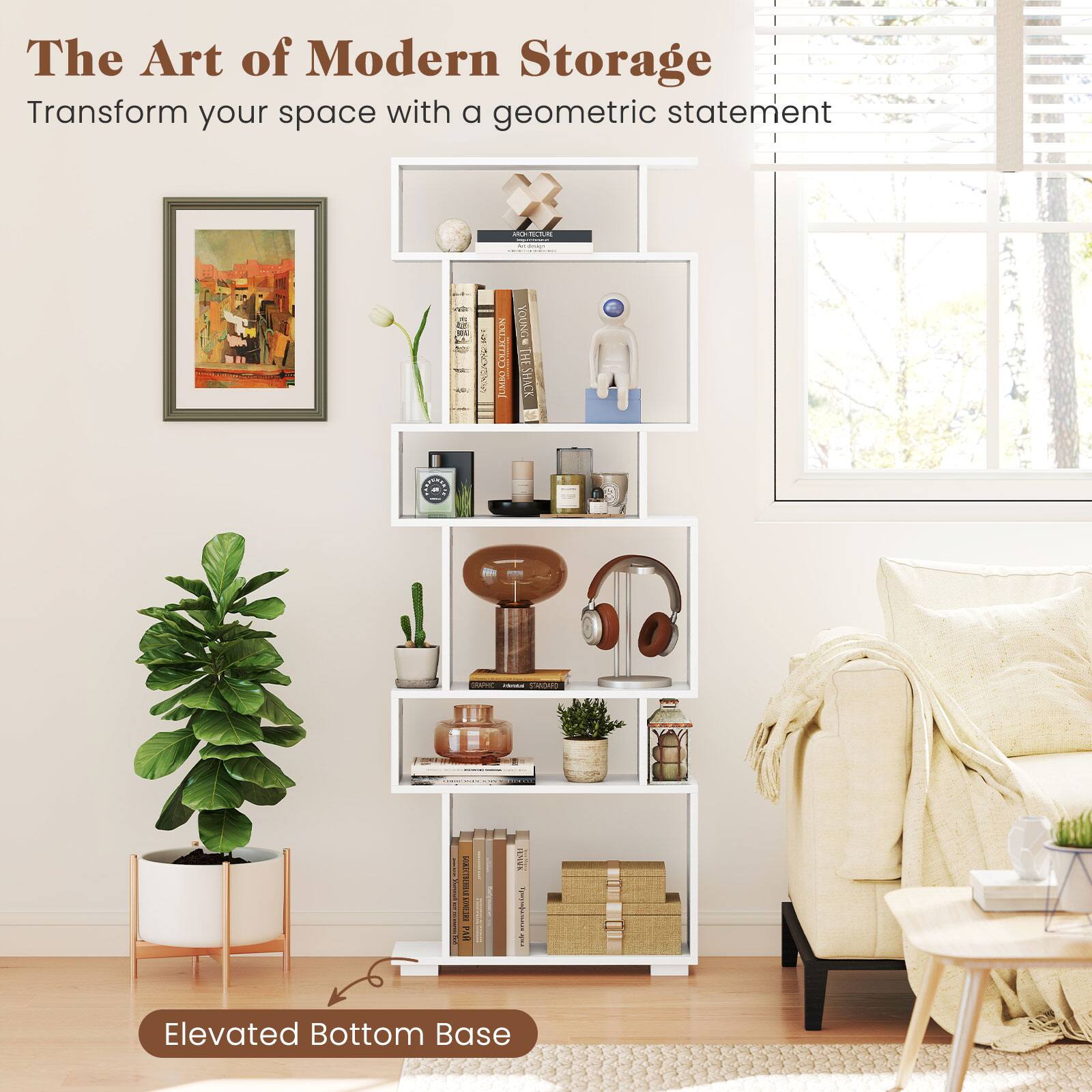 The Art of Modern Storage
Transform your space with a geometric statement
Elevated Bottom Base