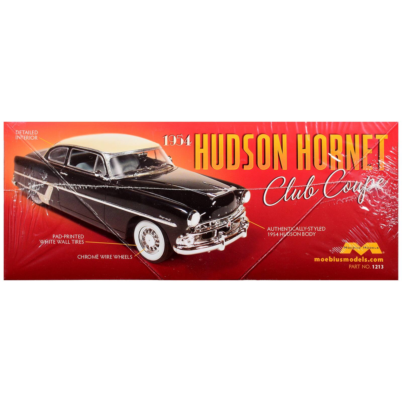 Moebius Models Skill 3 Model Kit 1954 Hudson Hornet Coupe 1/25 Scale ...