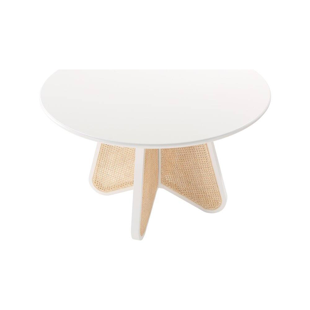 Alt View 3. Meridian Furniture - Butterfly White Dining Table - White.