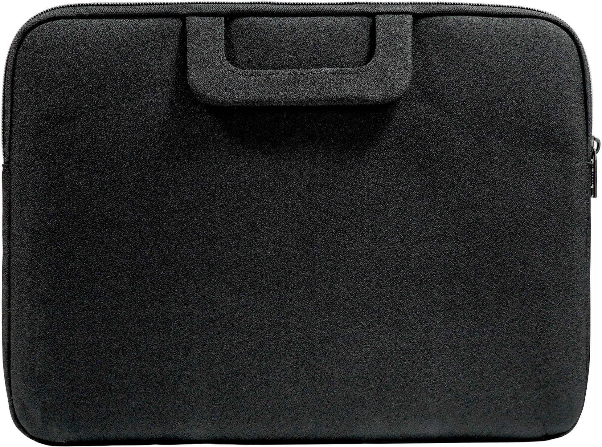 Alt View 1. Speck - Transfer Pro Pocket Protective Sleeve with Handle Universal 13"-14" for MacBook computers, laptops and tablets - Black/White.