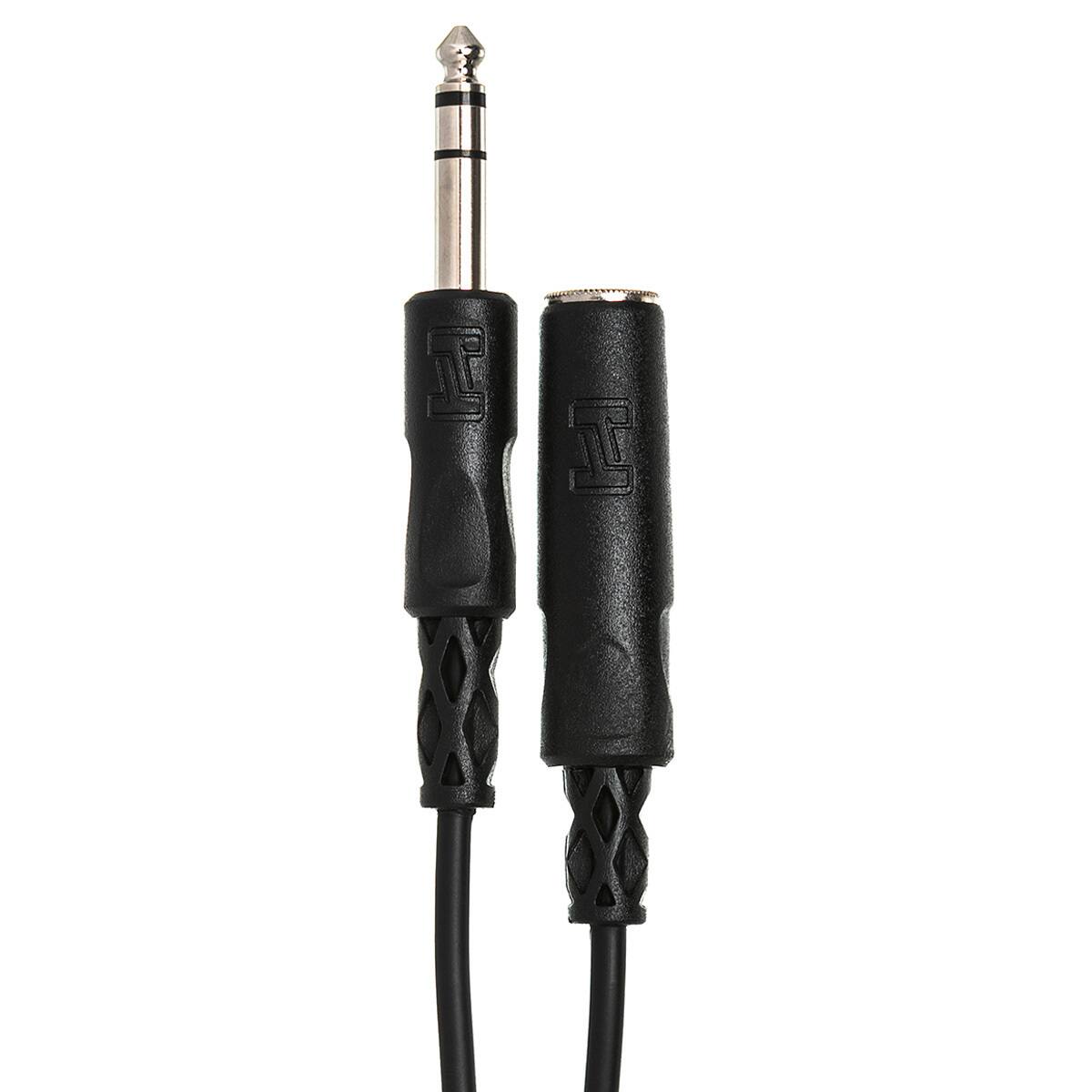 Alt View 4. Hosa Technology - Hosa Technology 2x Stereo 1/4" Female Phone to 1/4" Male Phone TRS Headphone Extension Cable, 25'.