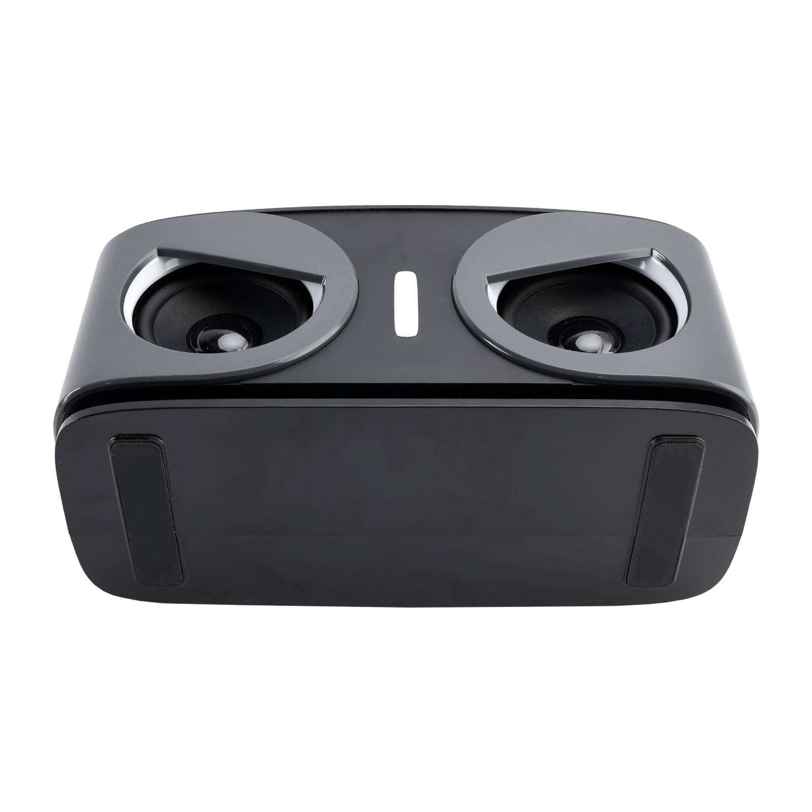 Alt View 6. Topteng - ​​20W Bluetooth Karaoke Speaker with 2 Mics - BT 5.3, Home Theater Speaker, TF/AUX/U disk, 2400mAh Battery - Black.