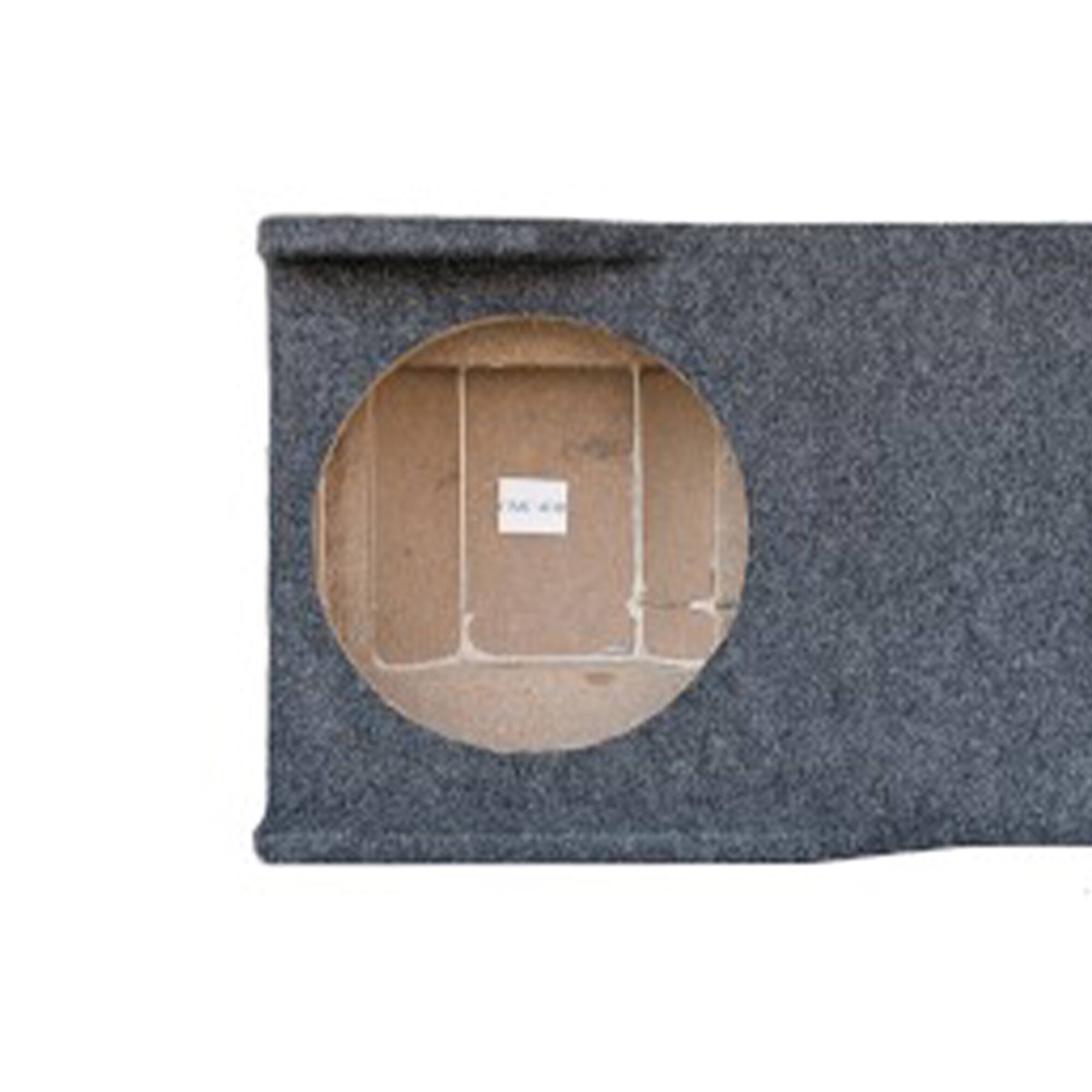 Alt View 2. QPower - Q Power Dual 10" Subwoofer Enclosure, Underseat Sub Box for Chevy HD 2001-2006 - CHARCOAL GREY.