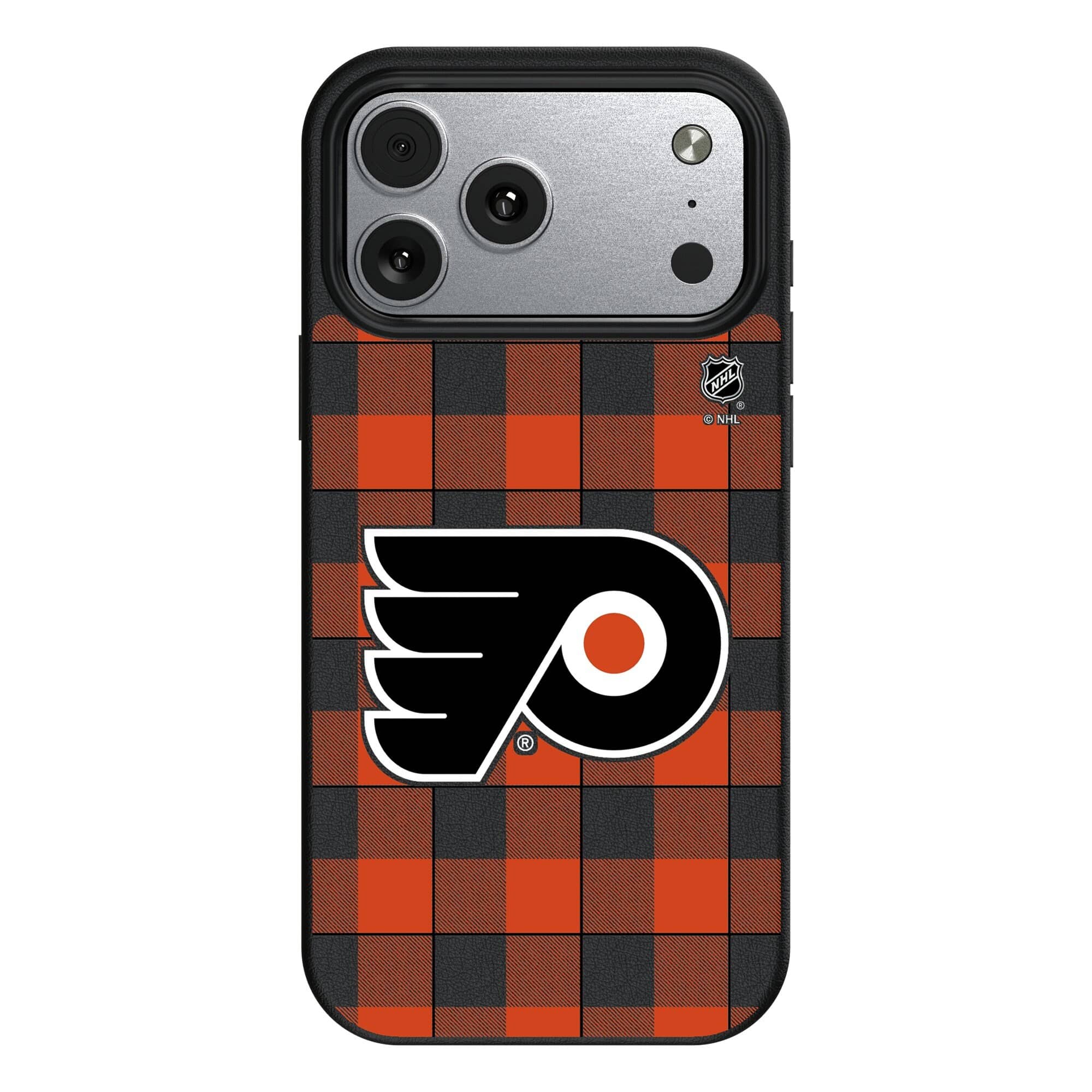 Keyscaper - NHL - Philadelphia Flyers Plaid iPhone Magnetic Bump Case - 17 Pro Max - Black price history on PriceWatchPro