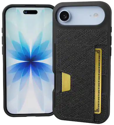 Front. Smartish - Smartish iPhone Air Wallet Case - Wallet Slayer Vol 2 - Slim Card Holder w/ Card Kickstand - Black Tie Affair - Black Tie Affair.