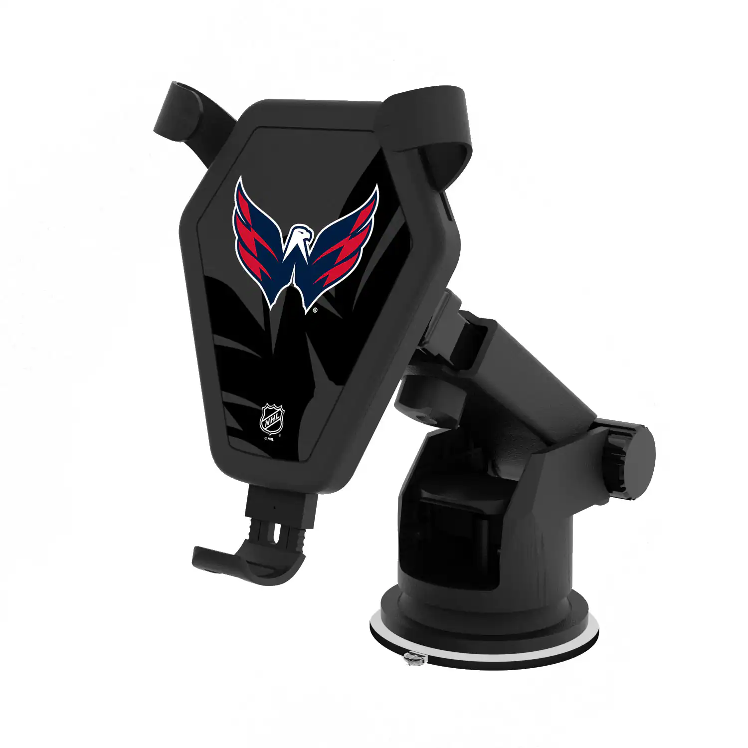 Front. Keyscaper - Washington Capitals Wireless Car Charger - Multicolor.