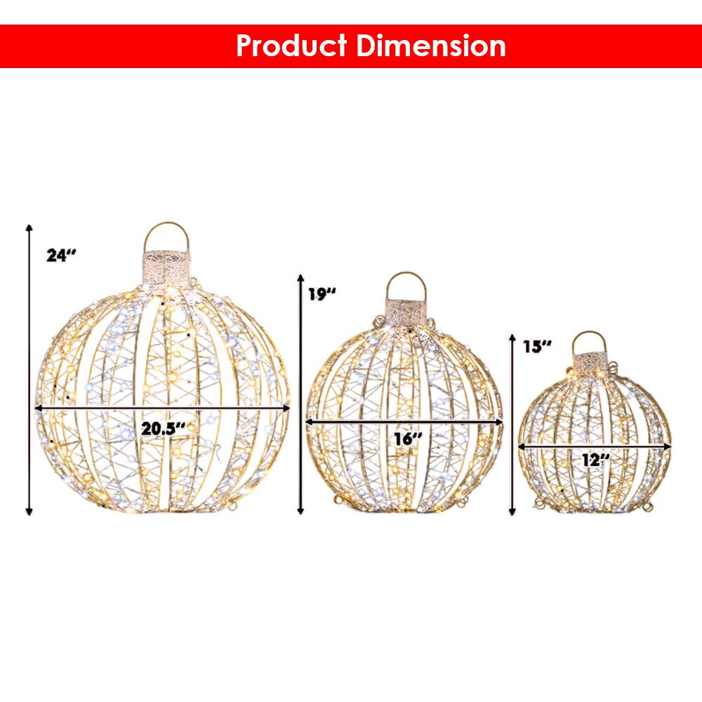 Product Dimension

- 24" x 20.5"
- 19" x 16"
- 15" x 12"