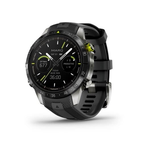 Garmin - MARQ Athlete (Gen. 2) Modern Tool GPS Smartwatch 46 mm - Titanium - (2024)