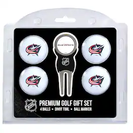 Team Golf - Columbus Blue Jackets 4-Ball Gift Set - Multicolor