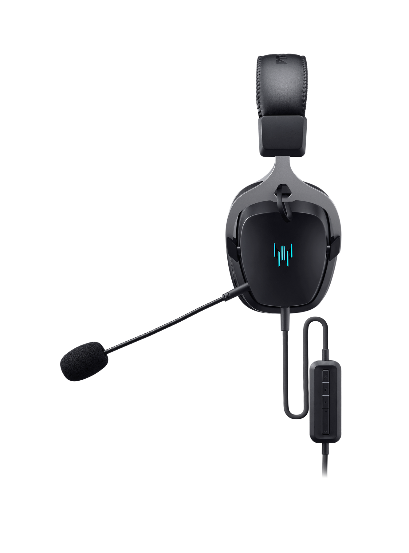 Angle. Acer - Predator Galea 370 Wired Gaming Headset, 50mm Drivers, Virtual 7.1 Surround Sound, ENC Mic, USB - PHR350 - Black.