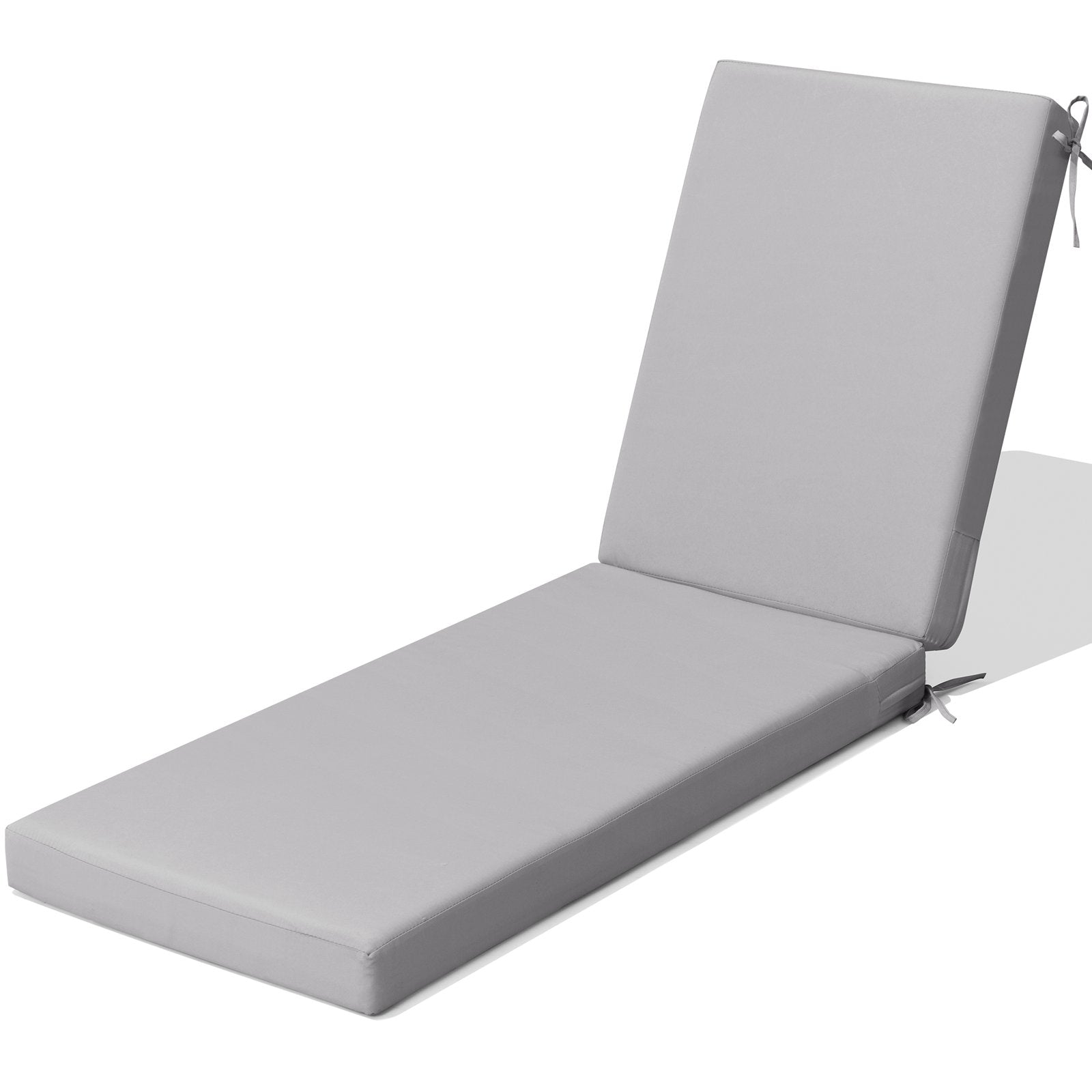 Crestlive Products - Outdoor Patio Chaise Lounge Cushion with Sunbrella - Light Gray price history on PriceWatchPro