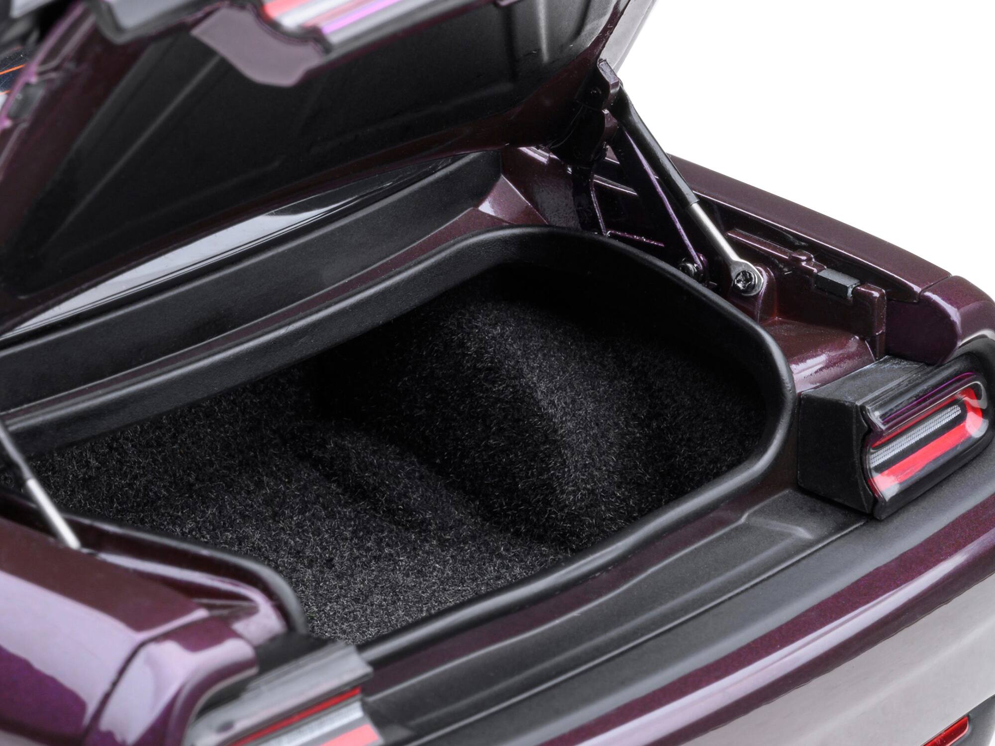 Alt View 1. Autoart - 2022 Dodge Challenger R/T Scat Pack Widebody Hellraisin Purple Metallic 1/18 Model Car by Autoart - Purple Metallic.