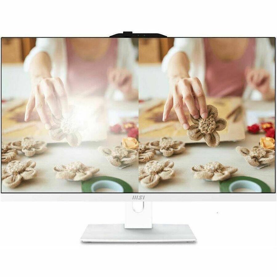 Alt View 7. MSI - MSI Modern AM272P 1M Modern AM272P 1M-823US All-in-One Computer - Intel Core 5 120U - 16 GB - 1 TB PCI Express NVMe SSD - White.