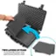Two Layers of Foam: Flat Spacer Foam for Additional Protection