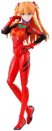 PopMarket - Tamashii Nations - Evangelion - S.H.Figuarts - Asuka Shikinami Langley Action Figure - COLLECTIBLES - Multicolor
