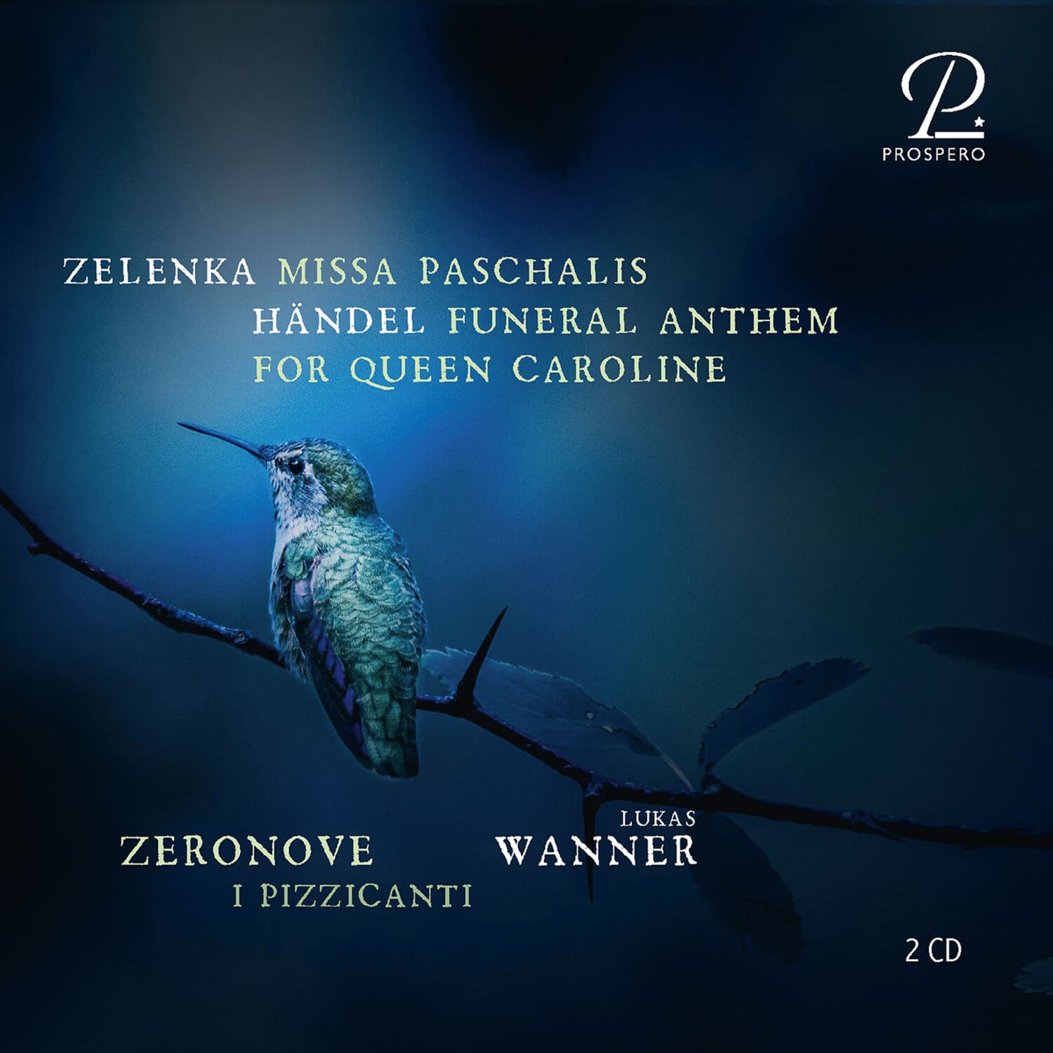 Ensemble Zeronove - Zelenka: Missa paschalis; Handel: Funeral Anthem for Queen Caroline   - COMPACT DISCS [CD]