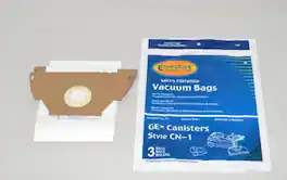 6 Pack EnviroCare Replacement Micro Filtration Vacuum Cleaner Dust Bags made to fit GE Canisters CN-1 – Part 140