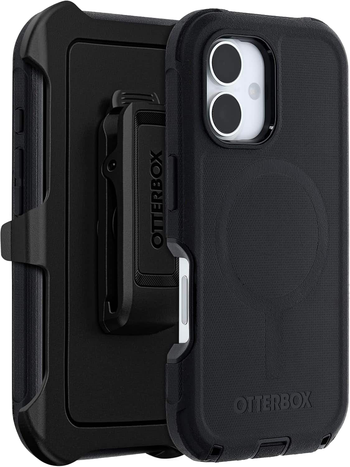 OtterBox - iPhone 16 (Only) - Defender Series Case - Holster Clip Included - Built-in Magnets - Rugged & Durable - Black price history on PriceWatchPro