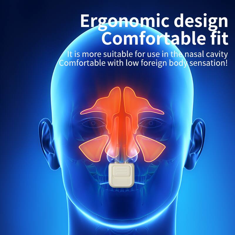 Ergonomic design  
Comfortable fit  
It is more suitable for use in the nasal cavity  
Comfortable with low foreign body sensation!