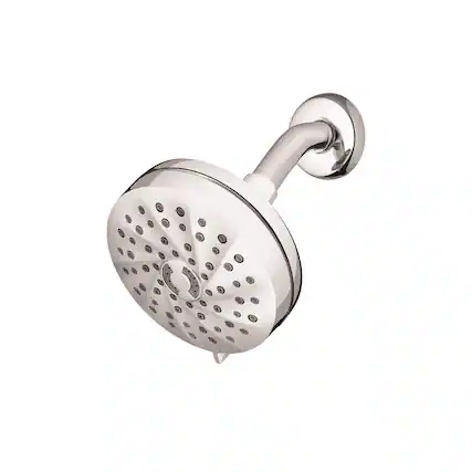 Front. Waterpik - Waterpik Revive Chrome 7 settings Wallmount Showerhead 1.8 gpm - Chrome.