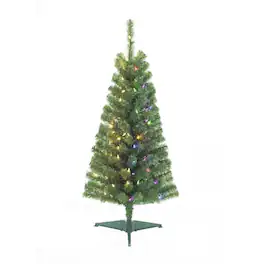 Celebrations - 4 ft. Full LED 70 lights Color Changing Christmas Tree - Green