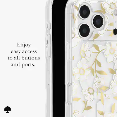 kate spade New york - Protective Case with MagSafe for Apple iPhone 17 Pro - Sunshine Floral kate spade New york - Protective Case with MagSafe for Apple iPhone 17 Pro - Sunshine Floral