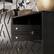 Alt View 2. Famapy - Famapy Textured 6 - Drawer Dresser: Wood - Grain Finish with Embossed Patterns - Black.
