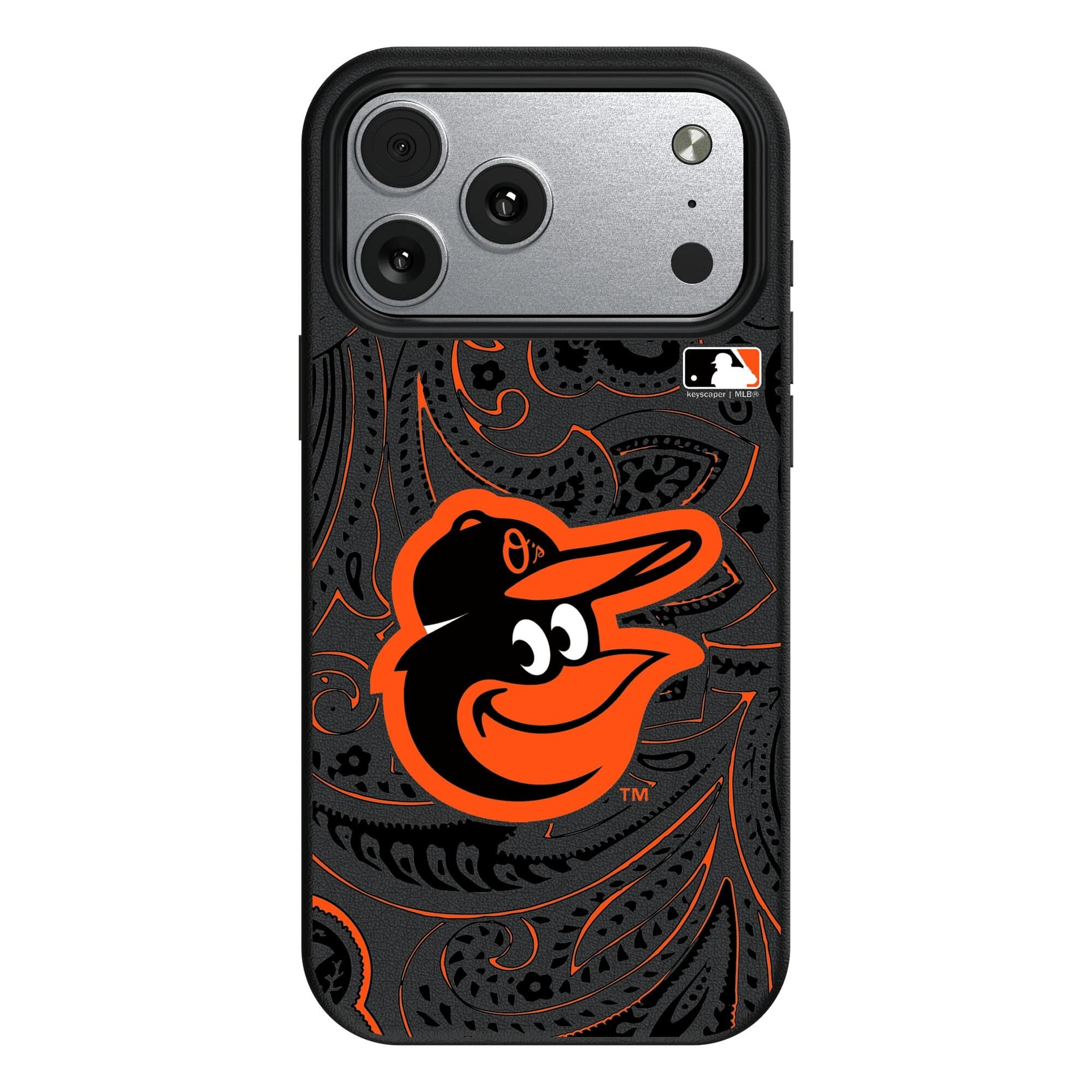 Keyscaper - MLB - Baltimore Orioles Paisley iPhone Magnetic Bump Case - 17 - Black price history on PriceWatchPro