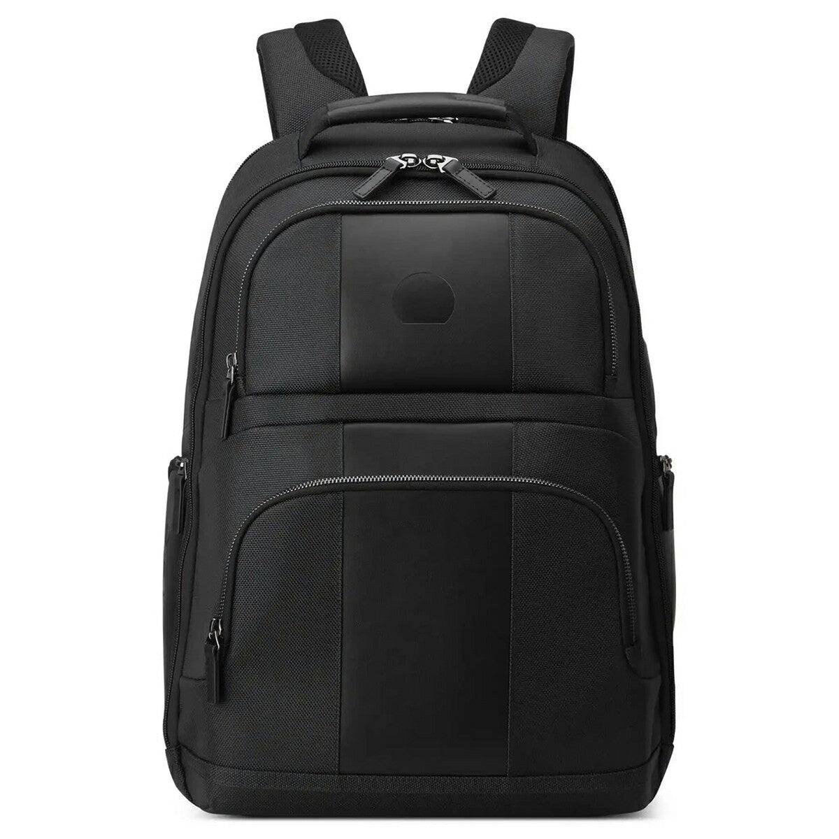 Front. Delsey - Delsey Wagram Laptop Backpack - Black.