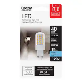 FEIT ELECTRIC - Feit T4 G9 LED Bulb Daylight 40 Watt Equivalence 1 pk
