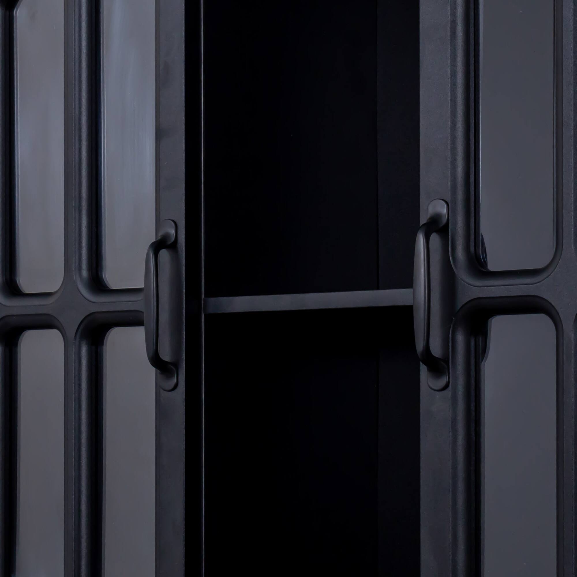 Alt View 9. Tiramisubest - L-Shaped Corner Computer Desk,Study Modern Style Table with Drawers,Bookshelf & Hutch,2-in-1 L-Shaped Design,Black - Black.