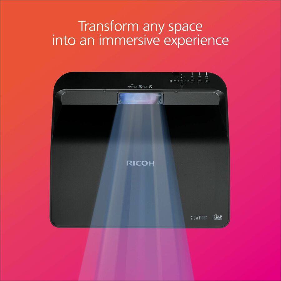 Transform any space into an immersive experience

RICOH

2LaP

DLP