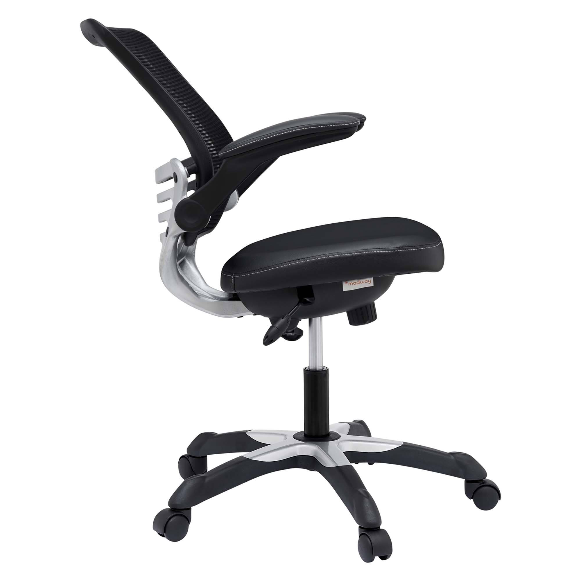Back. Modway - Edge Vinyl Office Chair by Modway - Black.