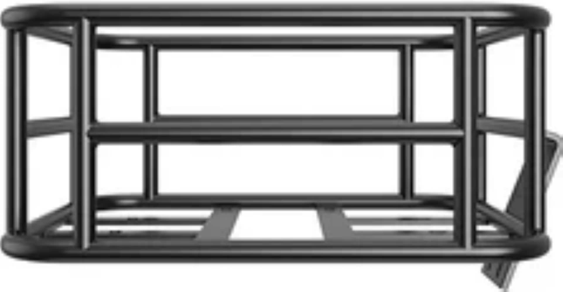 Left Zoom. Heybike - Front Basket Hollowed-out Bottom.