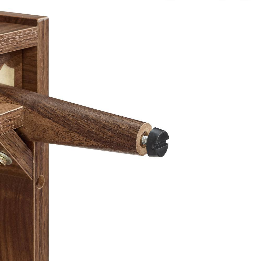 Alt View 5. Crosley Furniture - Liam Record Player Stand With Vinyl Storage - Walnut.