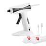 VEVOR - Hot Glue Gun, Rechargeable Cordless Glue Gun, Mini Wireless Hot Glue Gun Kit with 2200mAh Battery, 20 Pcs Glue Sticks - White