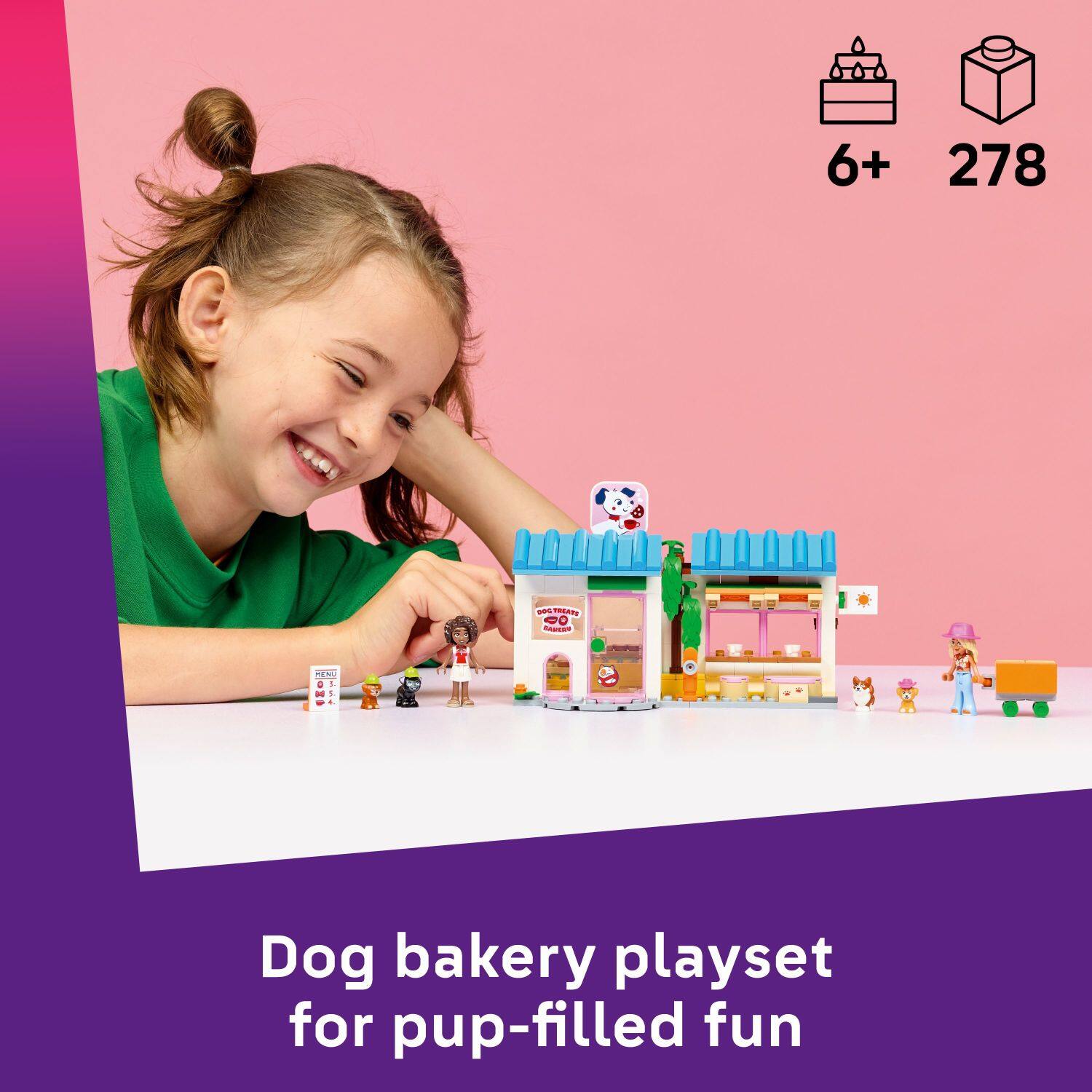 6+ 278  
Dog bakery playset for pup-filled fun