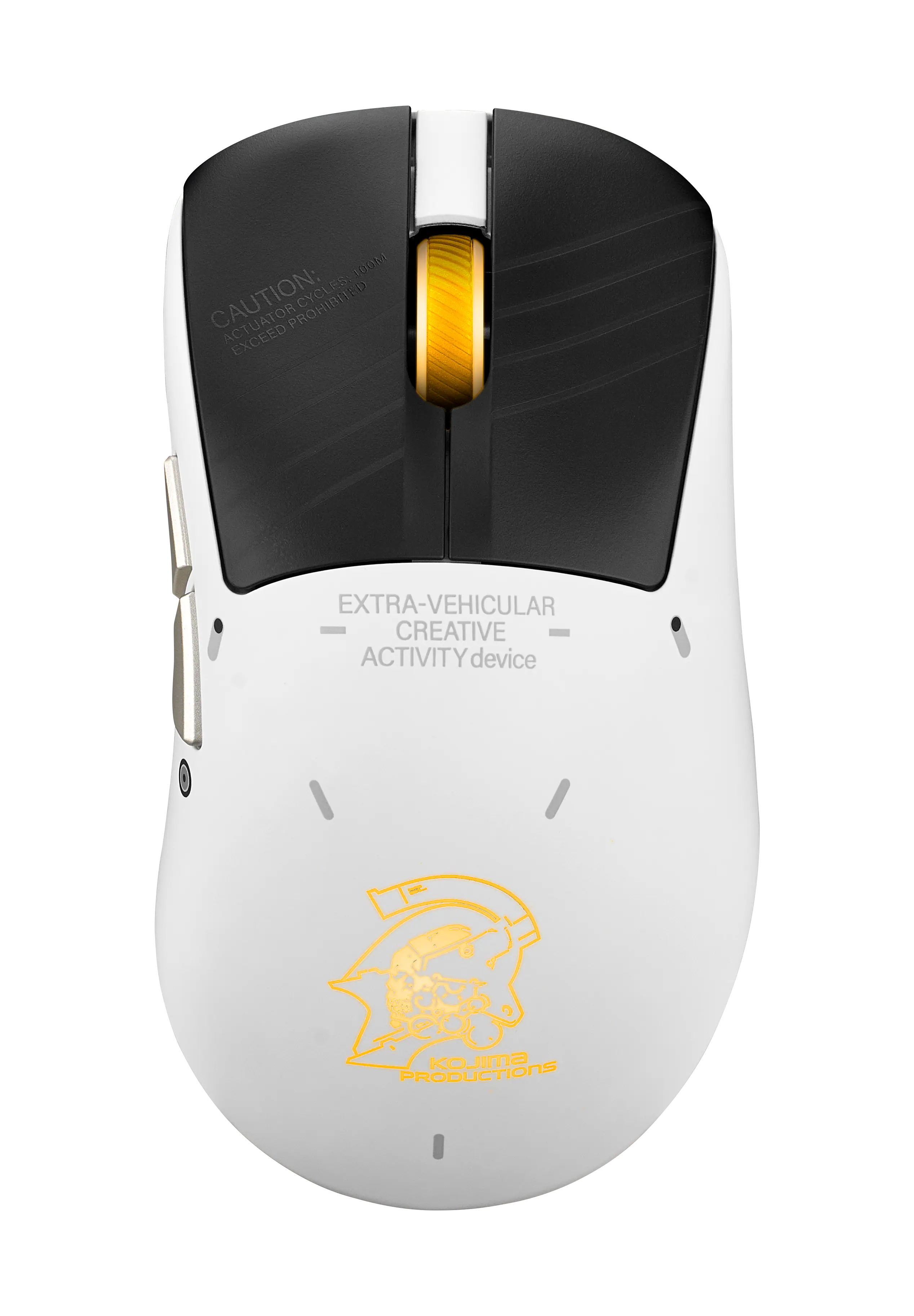 100M1 CAUTION: ACTUATOR PROHIBITED CYCLES: EXCEED EXTRA-VEHICULAR CREATIVE ACTIVITY device - KOJIMA PRODUCTIONS