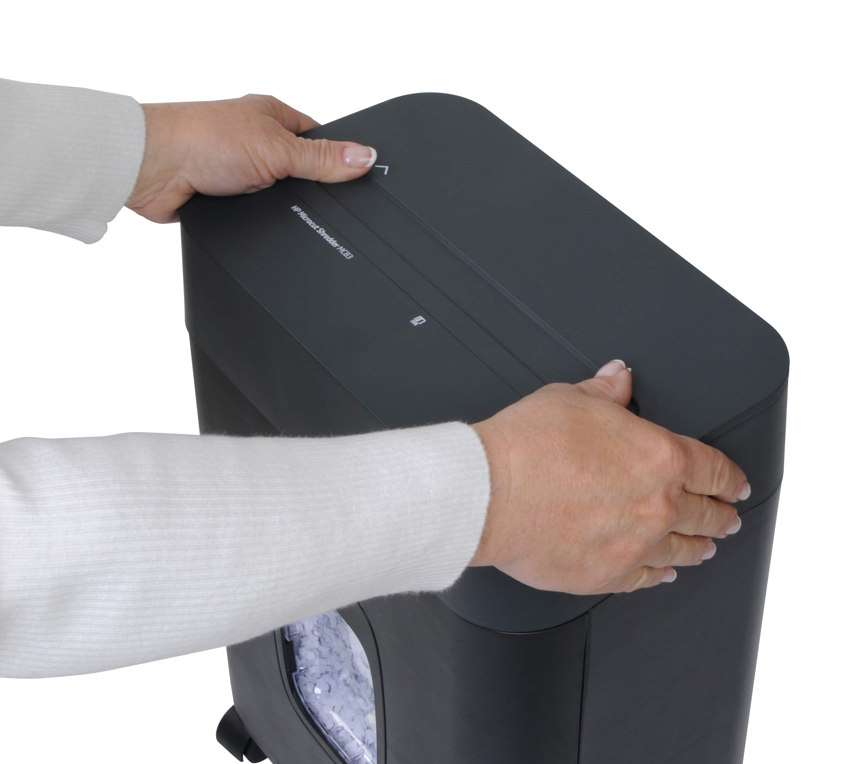 Alt View 18. HP - 8 Sheet Microcut Paper Shredder.
